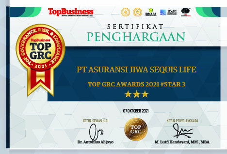 thumbnail for Sequis Life Received TOP Governance, Risk, & Compliance (GRC) 2021 Award from Top Business Magazine