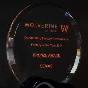 thumbnail for Semasi Awarded Factory of the Year by Wolverine Group