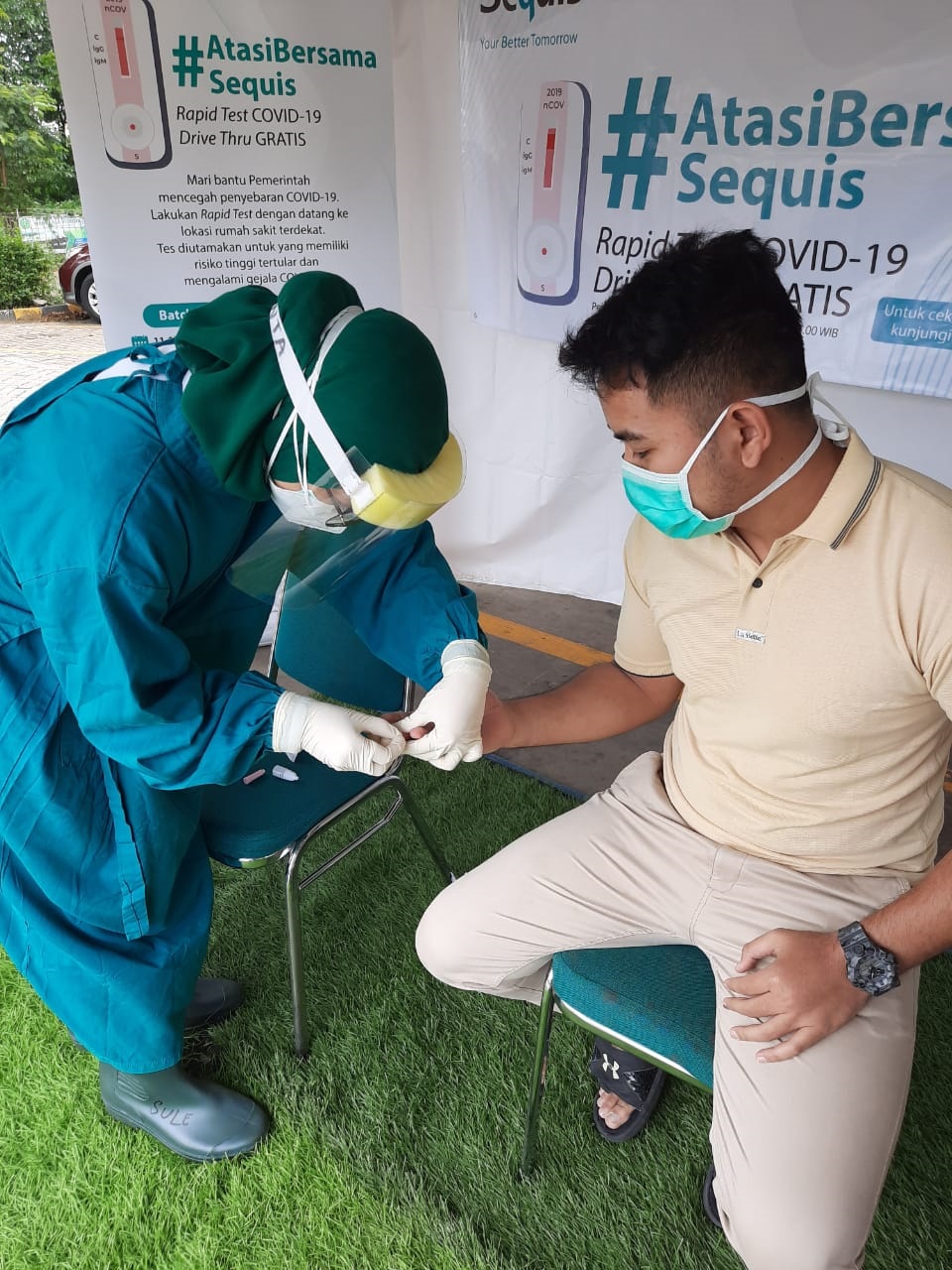 thumbnail for Sequis Gives More than 6,000 Free Rapid Tests for the Community and Donates PPE for Health Workers